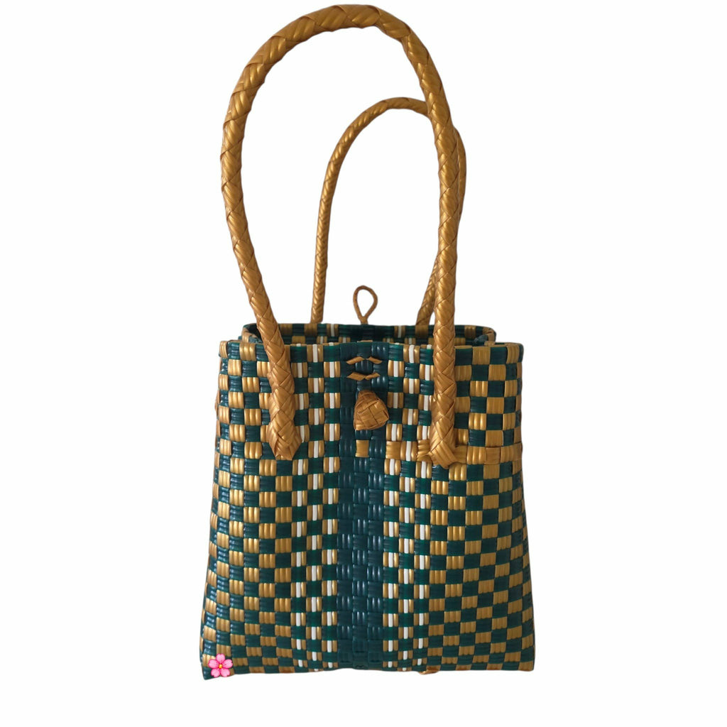 GREEN SANDS Small Jali Bag