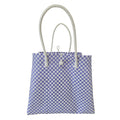 Mauve-blue Check Jali
