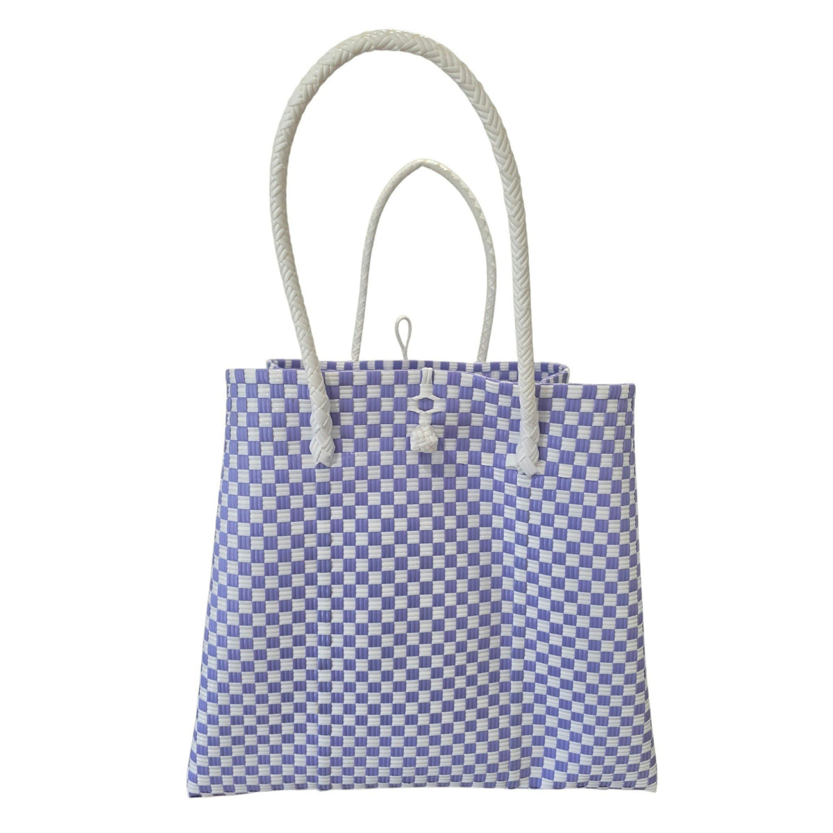 Mauve-blue Check Jali