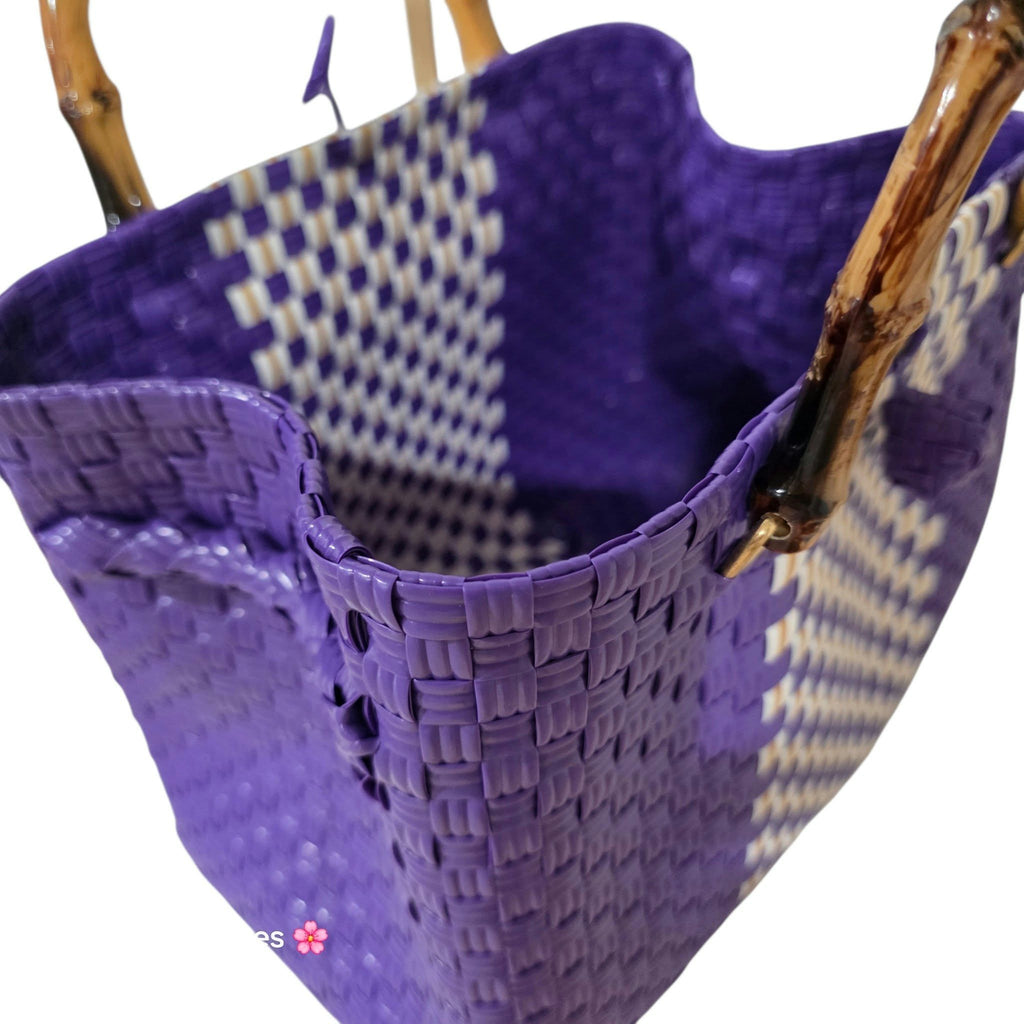Purple Haze Medium short Bamboo Handle