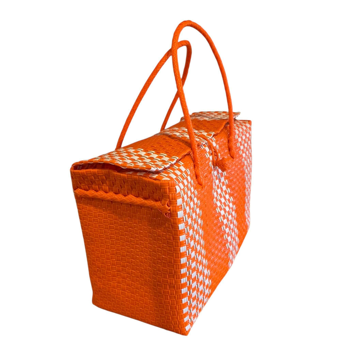 Orange Peel Boxy Bag