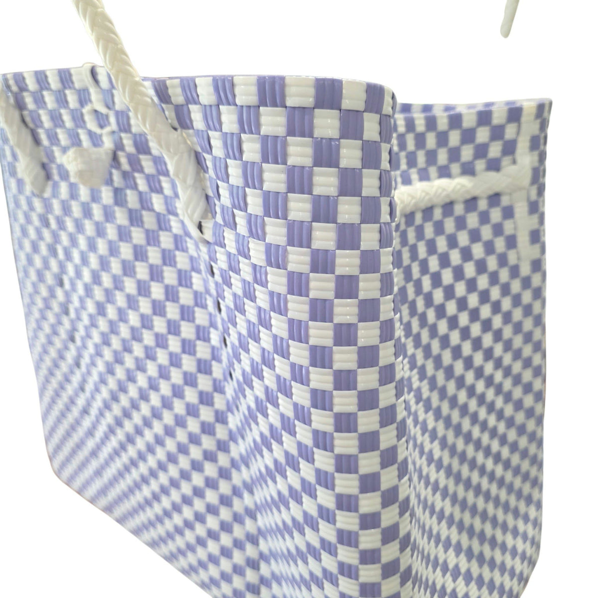 Mauve-blue Check Jali