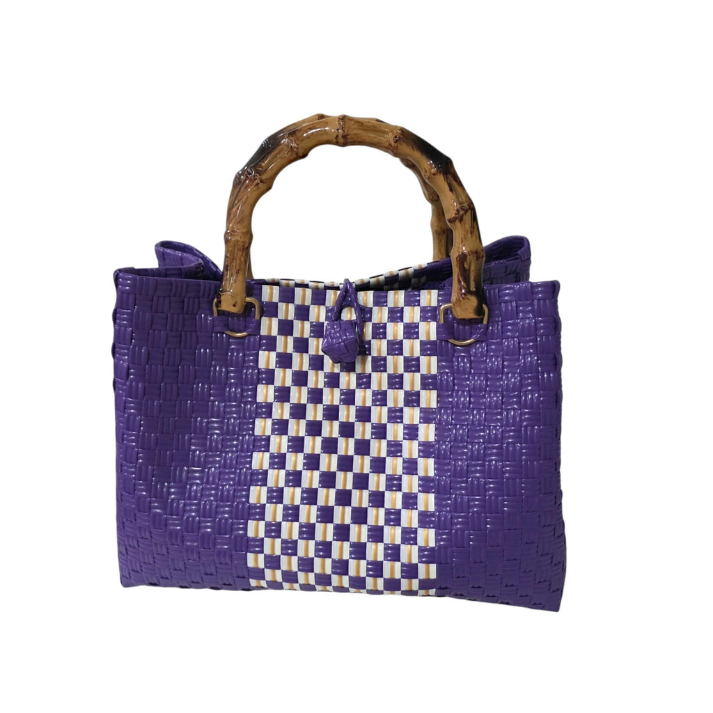 Purple Haze Medium short Bamboo Handle