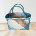 Blue White Brown Pantai Super Jumbo
