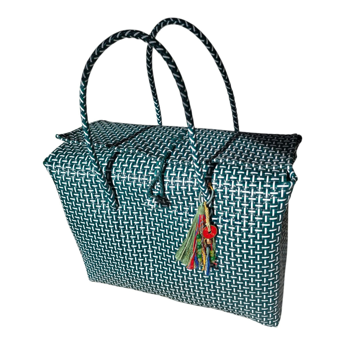 Emerald green Boxy Bag