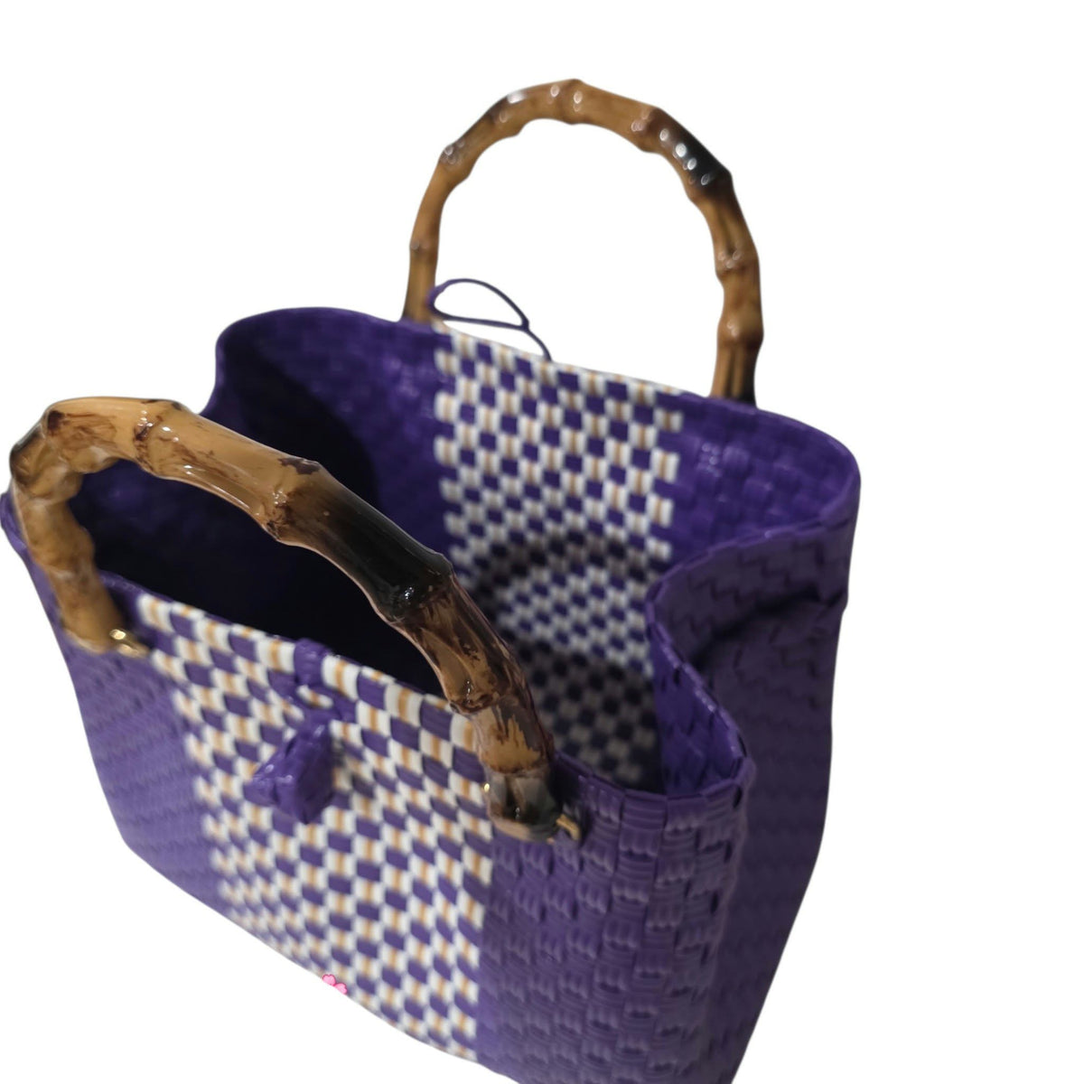 Purple Haze Medium short Bamboo Handle
