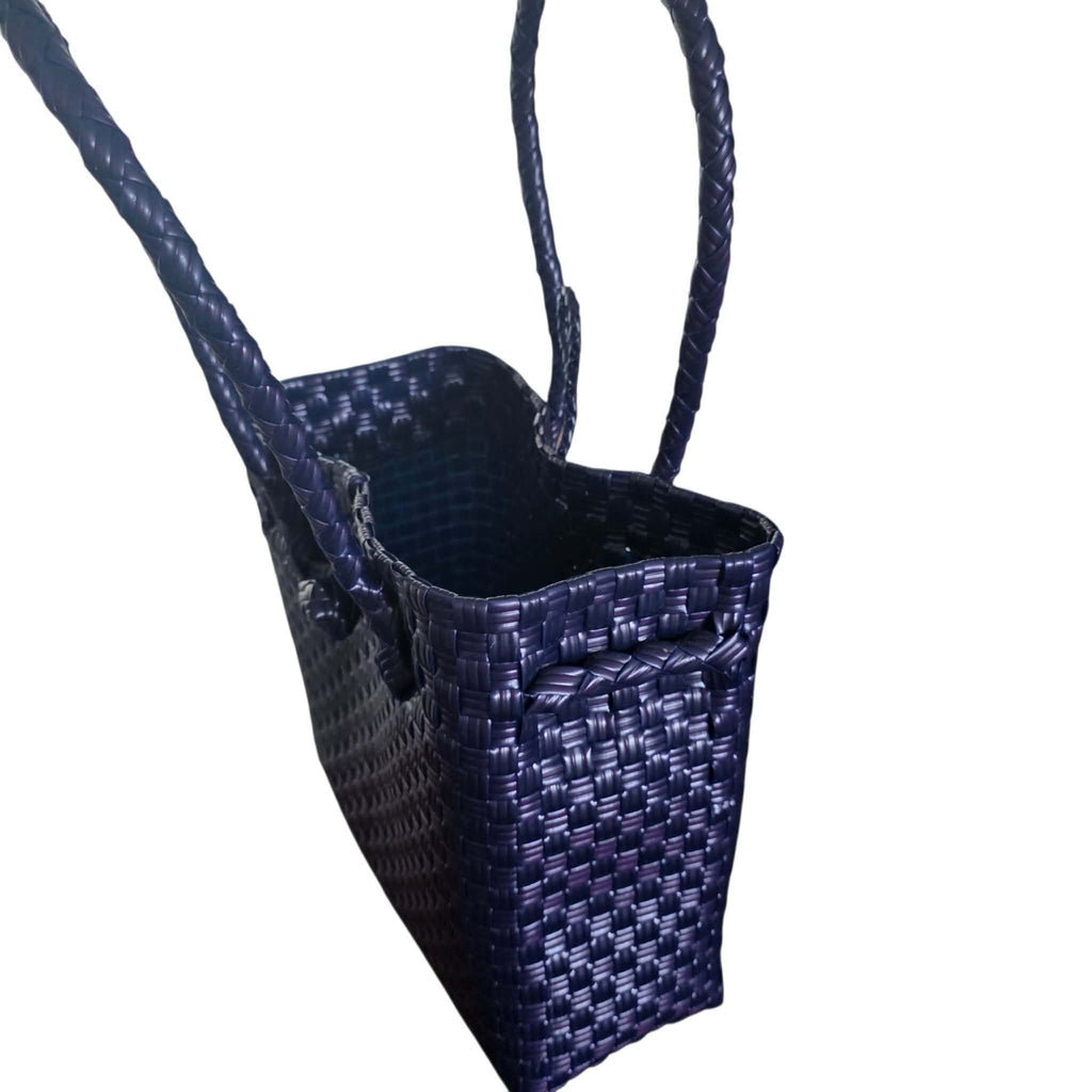Navy Sea Small Jali Bag