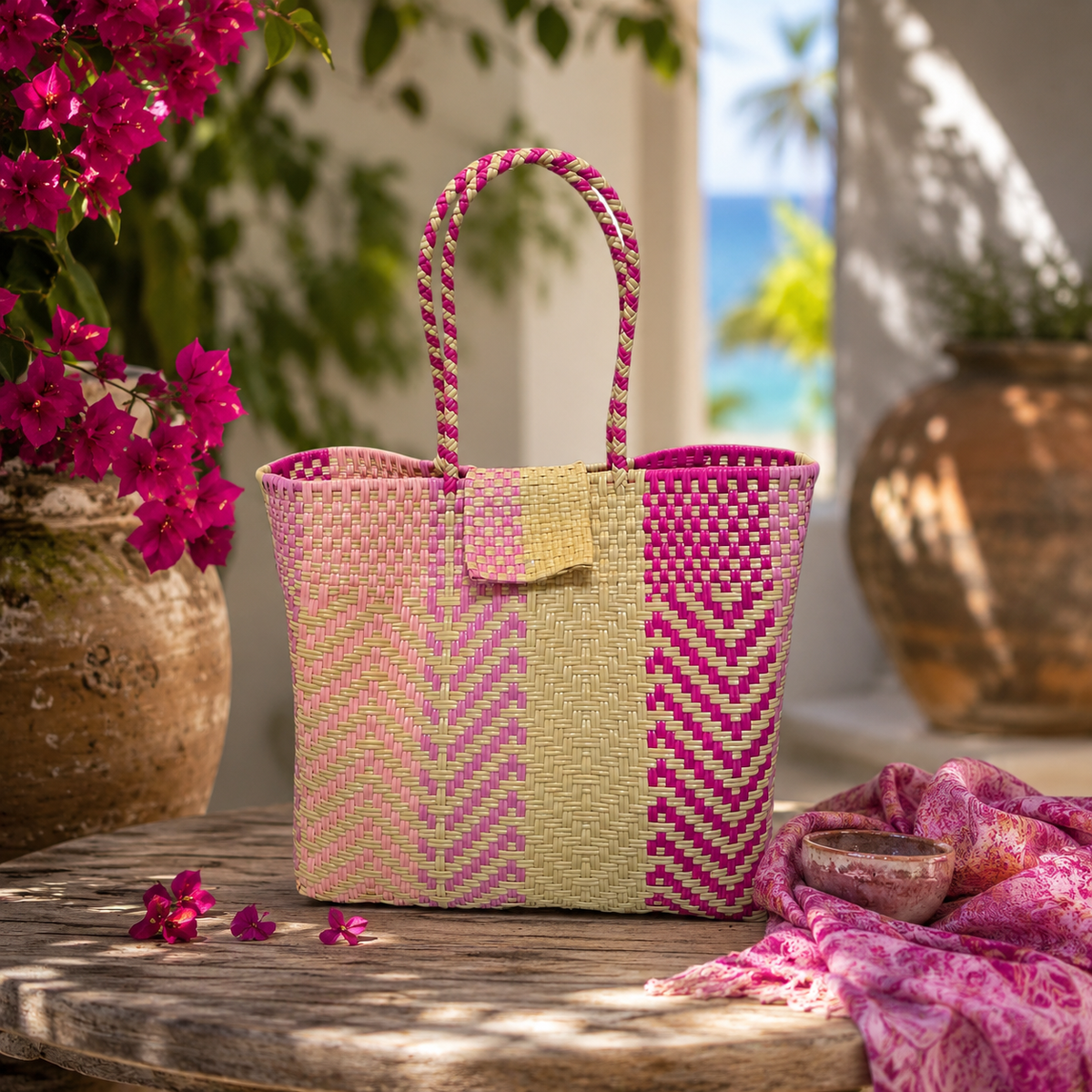 Rose Gold Chevron BATIK